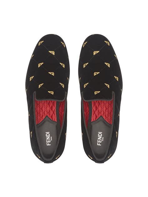 Fendi monster slippers